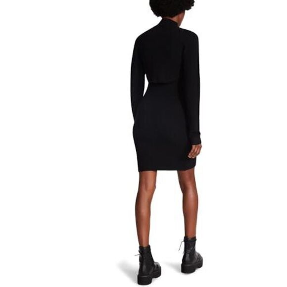 Steve Madden Apparel Women's Ivanna, Black, L - Picture 3 of 4